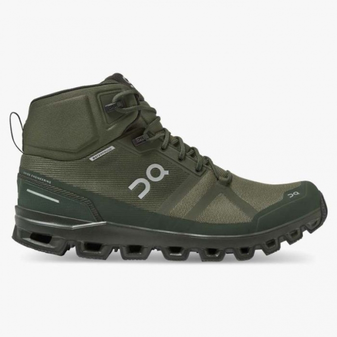 Special Sale | On Cloud Men's Cloudrock Waterproof-Jungle | Fir