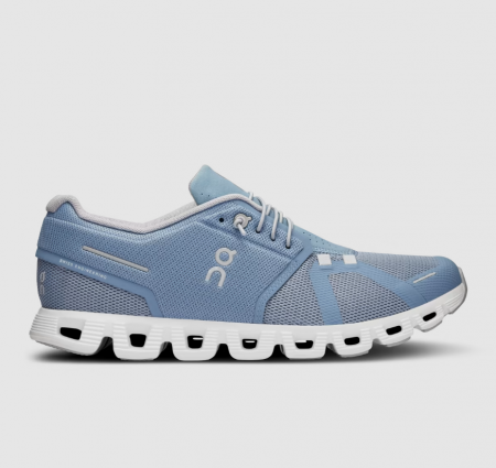 Free Delivery On Cloud Women's Cloud 5-Chambray | White Free Delivery On Cloud Women's Cloud 5-Chambray | White