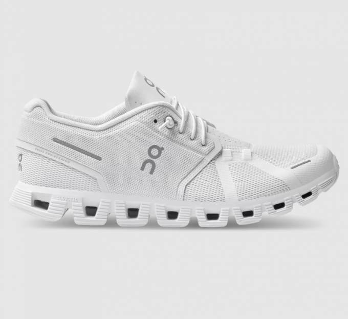 Free Delivery On Cloud Women's Cloud 5-All White Free Delivery On Cloud Women's Cloud 5-All White