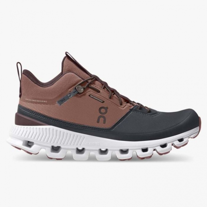 Special Sale | On Cloud Women's Cloud Hi Waterproof-Cocoa | Pebble