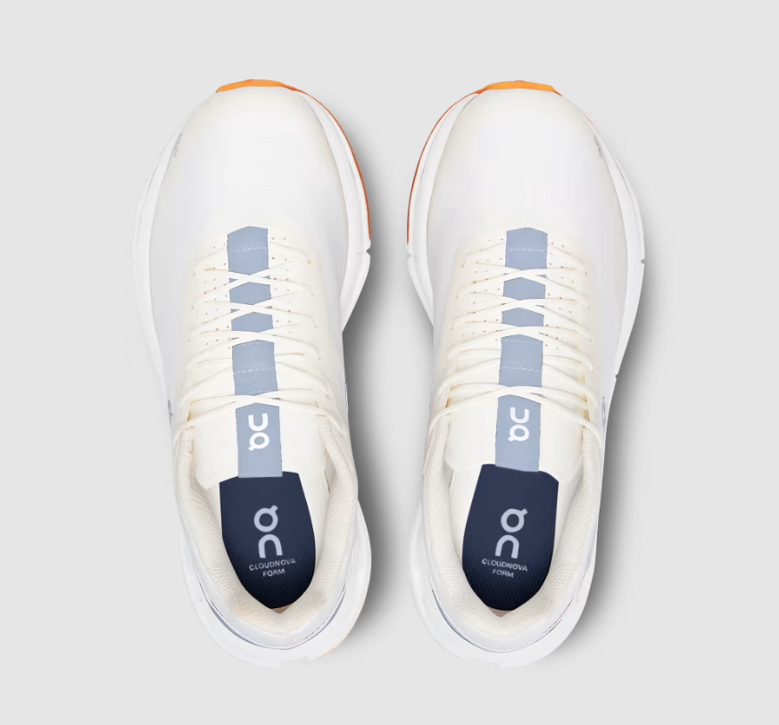 Free Delivery On Cloud Women's Cloudnova Form-White | Heather