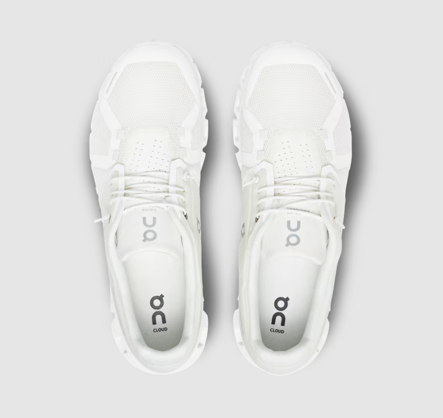 Free Delivery On Cloud Women's Cloud 5-Undyed-White | White