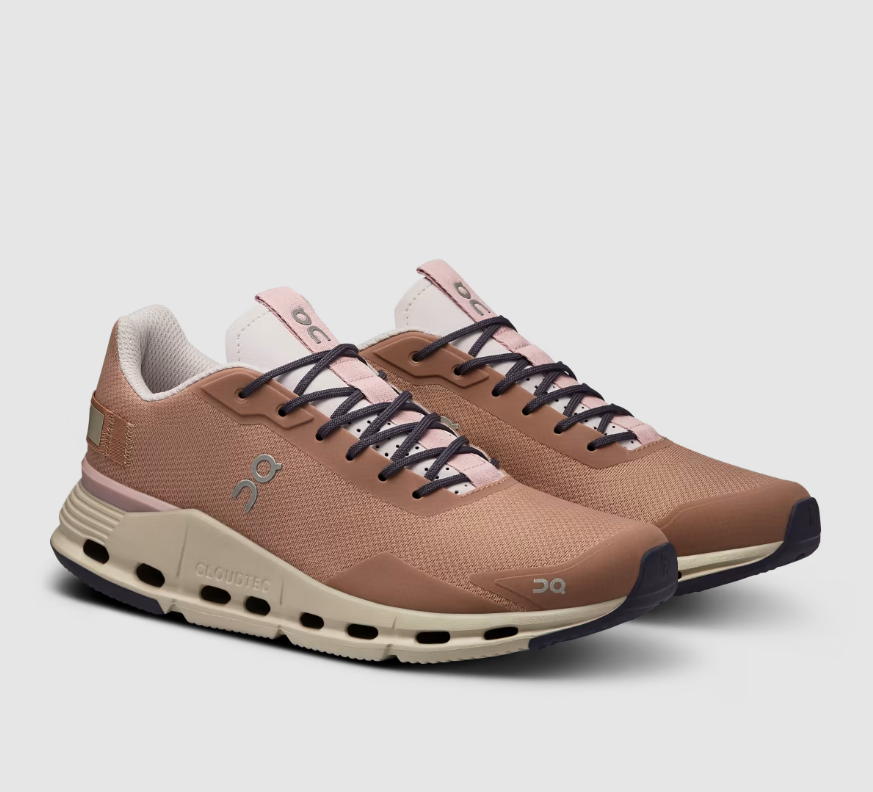 Free Delivery On Cloud Women's Cloudnova Form-Rosebrown | Orchid
