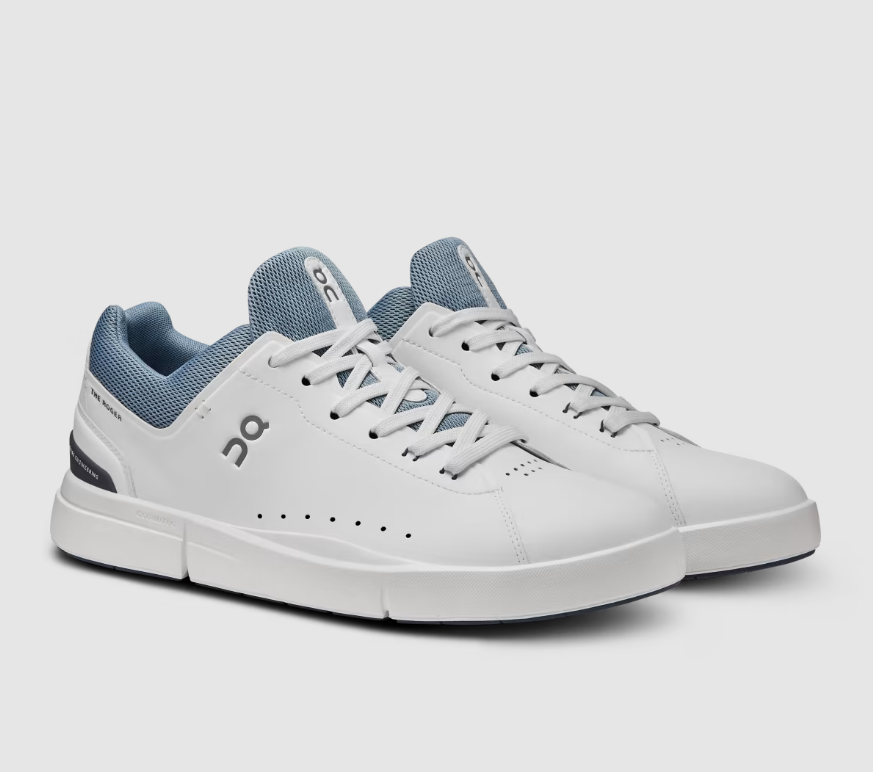 Free Delivery On Cloud Women's THE ROGER Advantage-White | Chambray