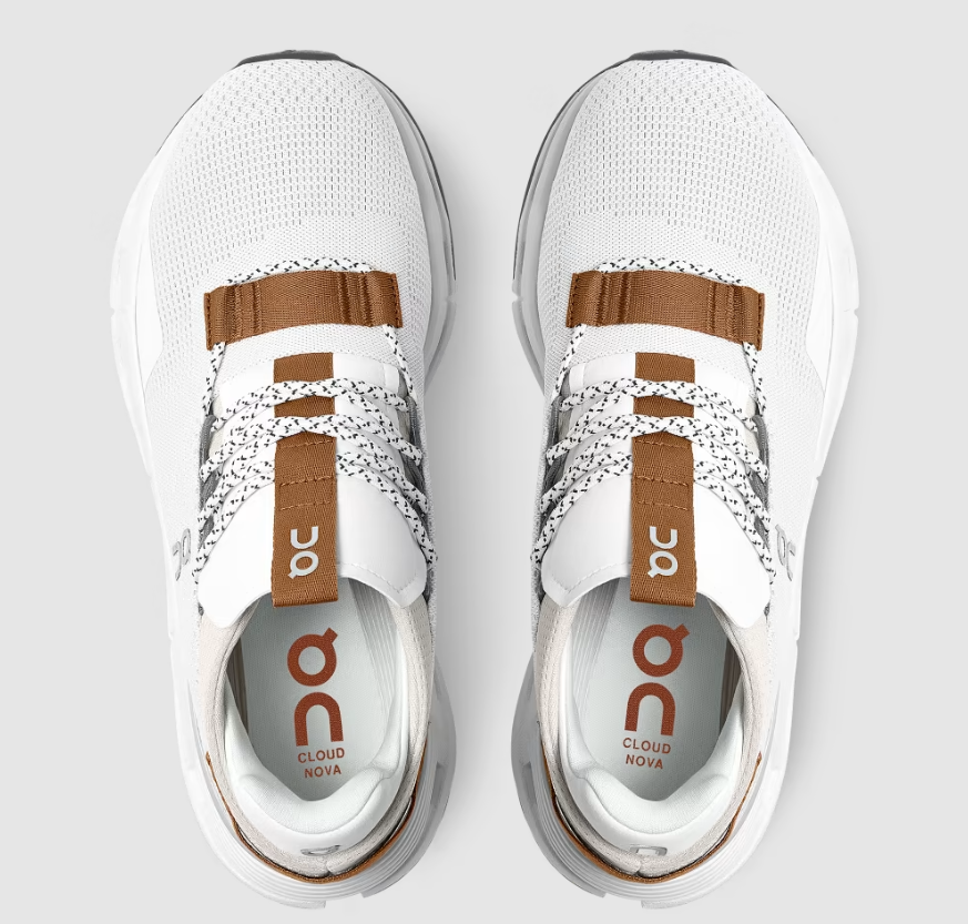 Free Delivery On Cloud Women's Cloudnova-White | Pearl