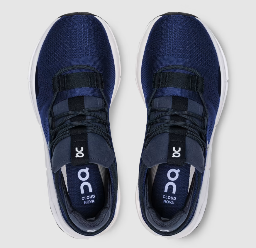 Free Delivery On Cloud Women's Cloudnova-Navy | White