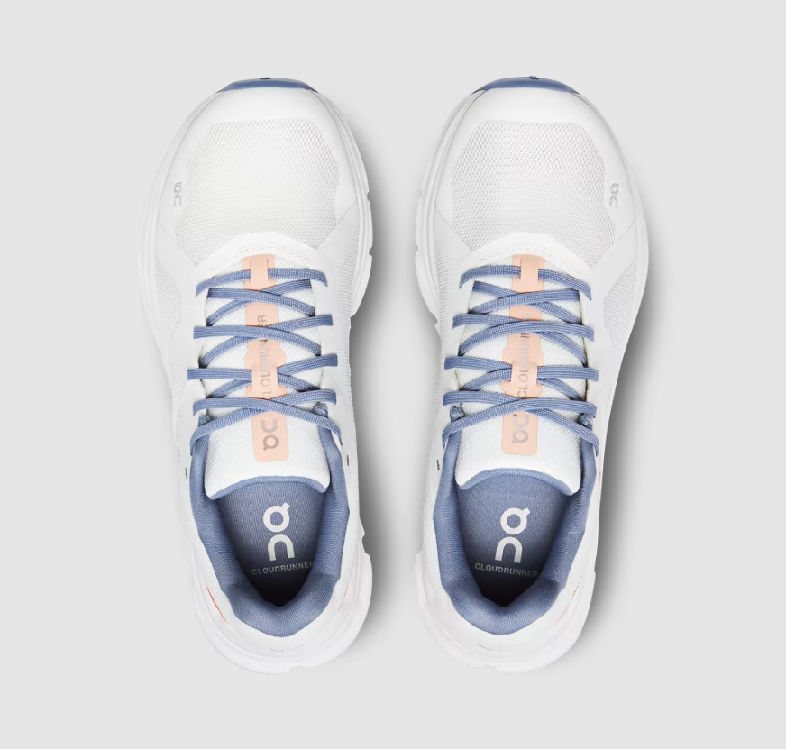 Free Delivery On Cloud Women's Cloudrunner Wide-Undyed-White | Flame