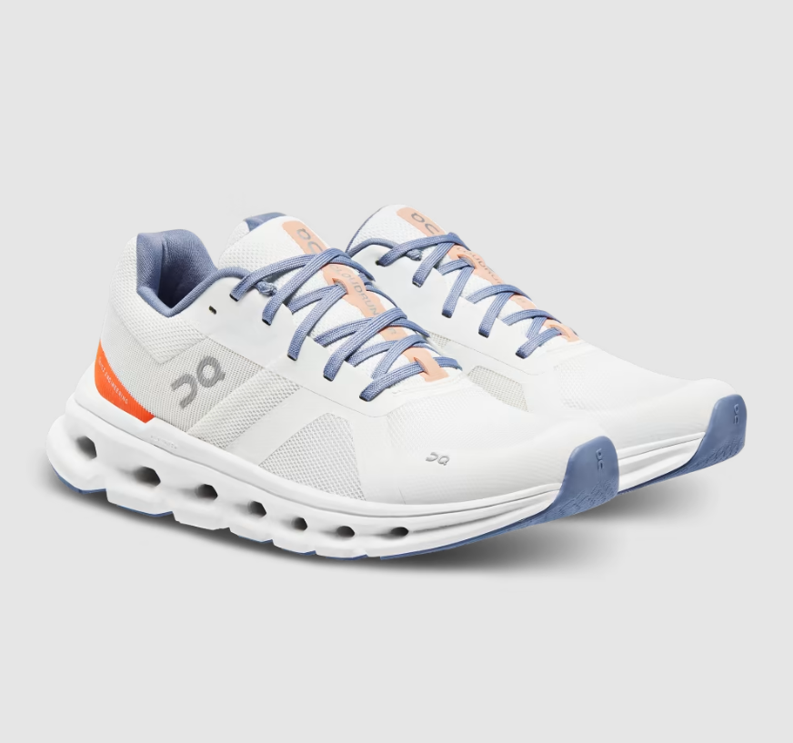 Free Delivery On Cloud Women's Cloudrunner Wide-Undyed-White | Flame