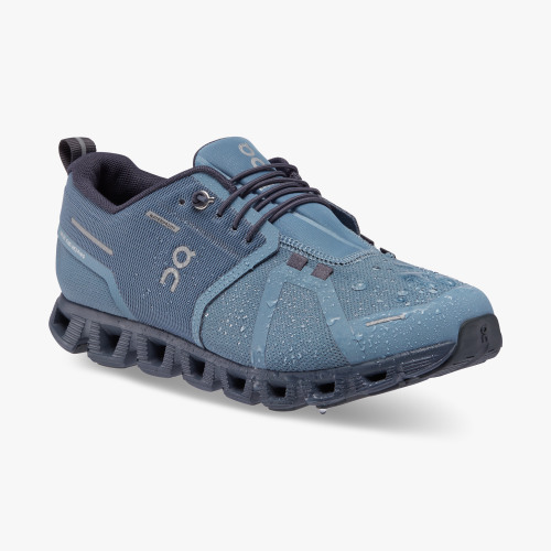 Stylish On Cloud Women's Cloud 5 Waterproof-Metal | Navy