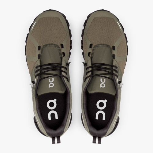 Stylish On Cloud Women's Cloud 5 Waterproof-Olive | Black