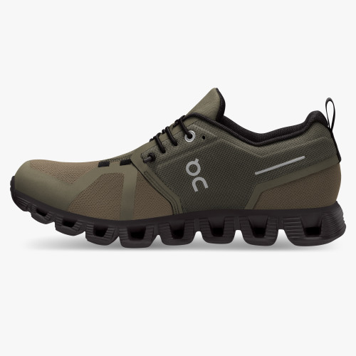 Stylish On Cloud Women's Cloud 5 Waterproof-Olive | Black