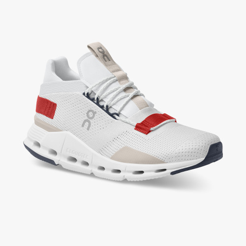 Stylish On Cloud Men's Cloudnova-White | Red