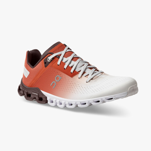Stylish On Cloud Women's Cloudflow-Rust | White