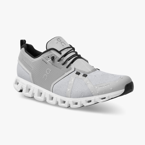 Stylish On Cloud Men's Cloud 5 Waterproof-Glacier | White
