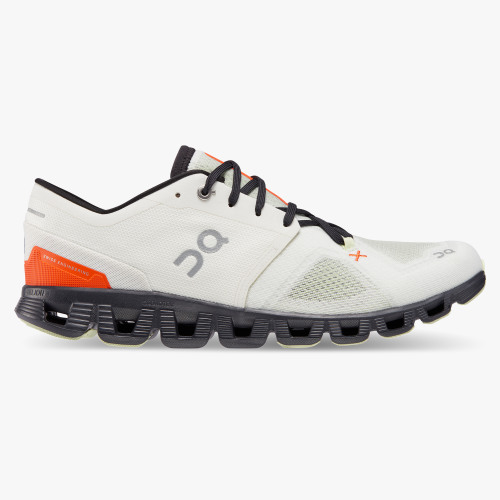 Stylish On Cloud Men's Cloud X 3-Ivory | Flame Stylish On Cloud Men's Cloud X 3-Ivory | Flame