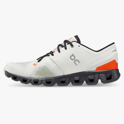 Stylish On Cloud Men's Cloud X 3-Ivory | Flame