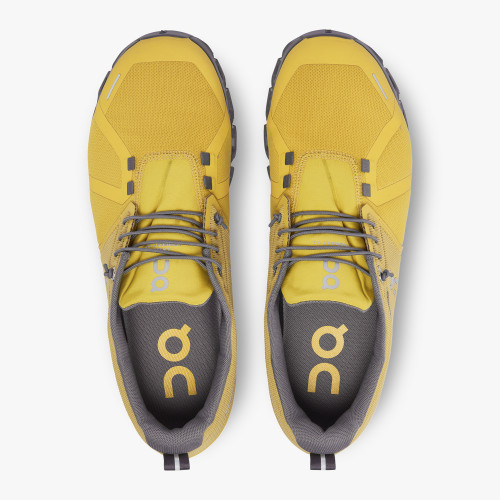 Stylish On Cloud Men's Cloud 5 Waterproof-Mustard | Rock