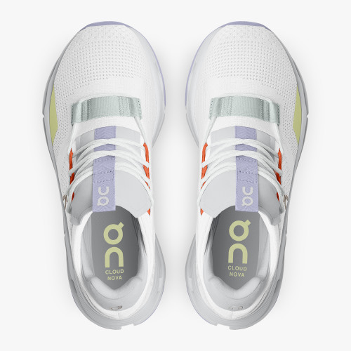 Stylish On Cloud Women's Cloudnova-White | Glacier