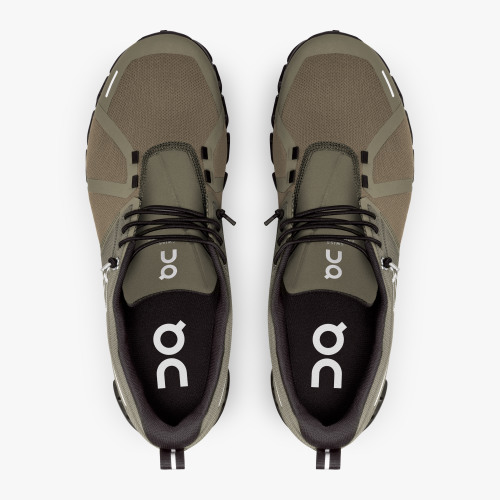 Stylish On Cloud Men's Cloud 5 Waterproof-Olive | Black