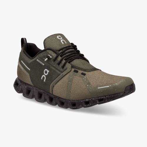 Stylish On Cloud Men's Cloud 5 Waterproof-Olive | Black