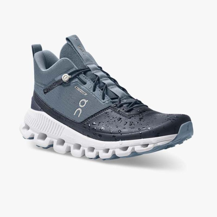 Special Sale | On Cloud Women's Cloud Hi Waterproof-Dust | Navy