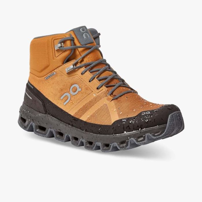 Special Sale | On Cloud Men's Cloudrock Waterproof-Pecan | Brown