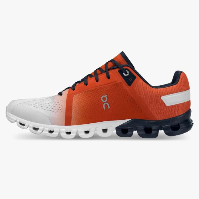 Special Sale | On Cloud Men's Cloudflow Swiss Olympic-Swiss Olympic Rust | Eclipse
