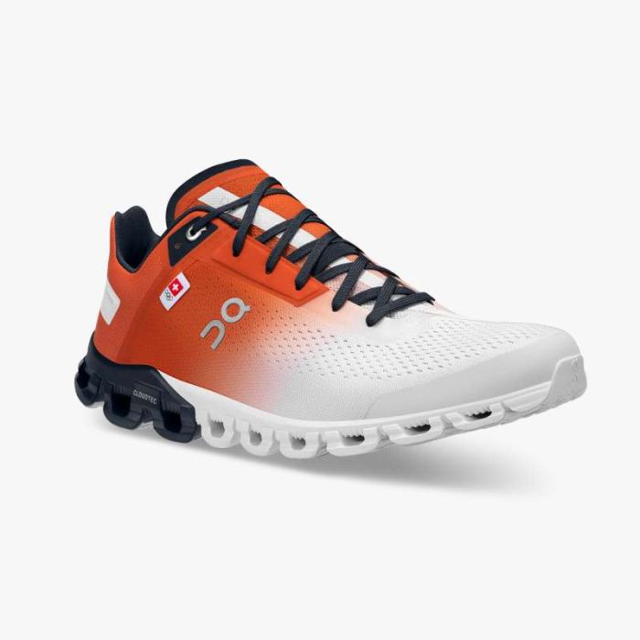 Special Sale | On Cloud Men's Cloudflow Swiss Olympic-Swiss Olympic Rust | Eclipse