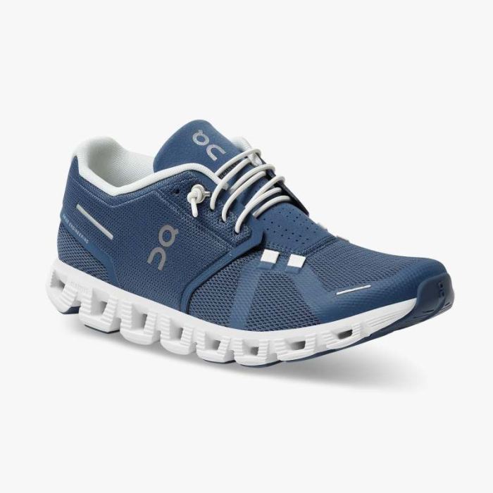 Special Sale | On Cloud Women's Cloud 5-Denim | White