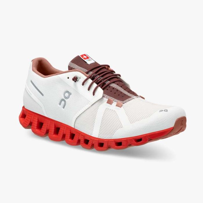 Special Sale | On Cloud Men's Cloud Swiss Olympic-Red | White