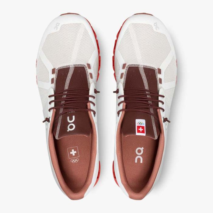 Special Sale | On Cloud Men's Cloud Swiss Olympic-Red | White