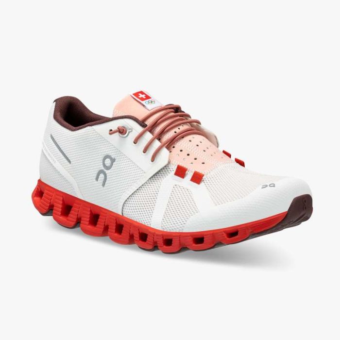 Special Sale | On Cloud Women's Cloud Swiss Olympic-Red | White
