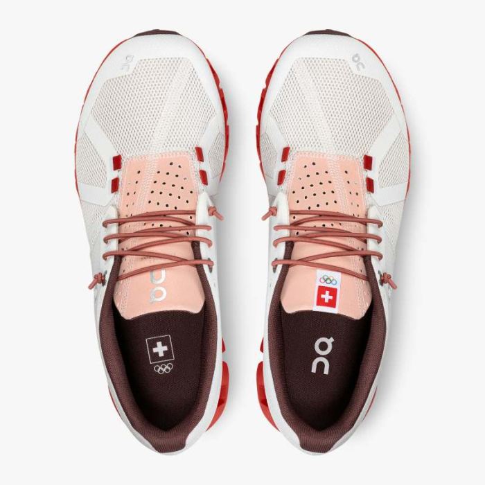 Special Sale | On Cloud Women's Cloud Swiss Olympic-Red | White