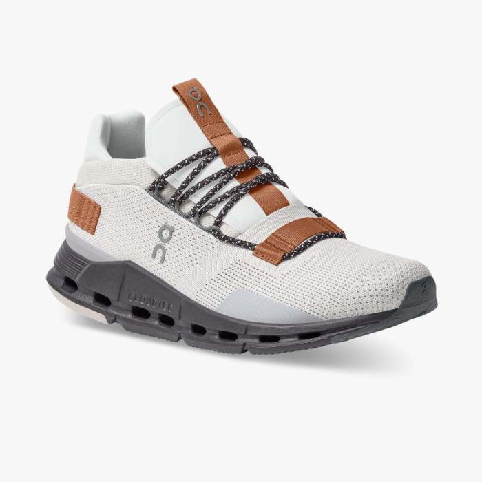 Special Sale | On Cloud Men's Cloudnova-White | Pecan