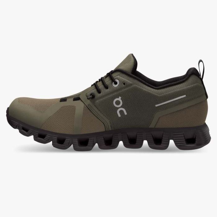 Special Sale | On Cloud Men's Cloud 5 Waterproof-Olive | Black