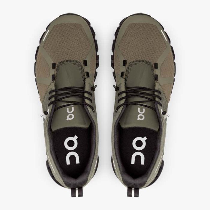 Special Sale | On Cloud Men's Cloud 5 Waterproof-Olive | Black